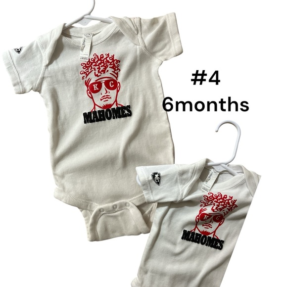 6 months Mahomes onesies - Picture 4 of 5
